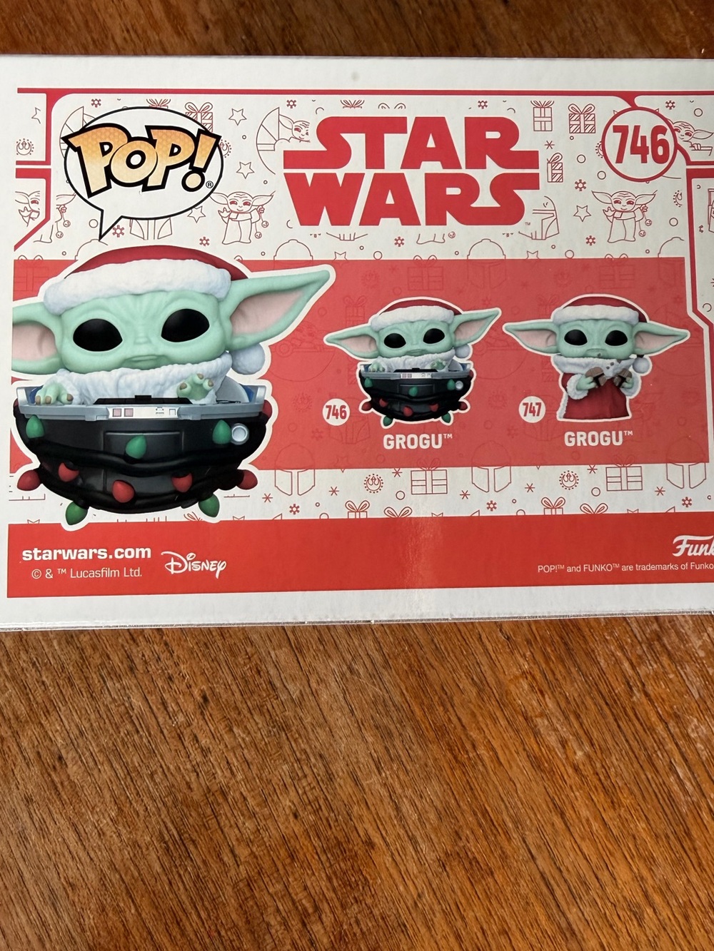 Star Wars The Mandalorian Grogu Pram Holiday Funko POP! Vinyl NEW - Picture 2 of 3